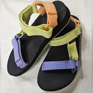 Teva Original Universal Child - Size 1, Color: Wind Multi, Waterproof Outdoor